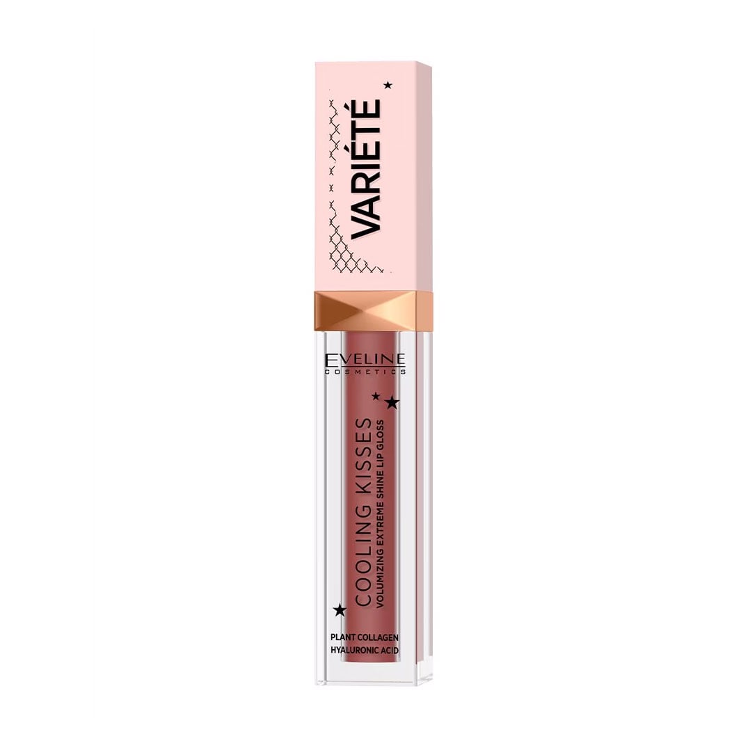 Блиск для губ Eveline Cosmetics Variete Cooling Kisses з охолоджувальним ефектом, 04 Candy Girl, 6.8 мл